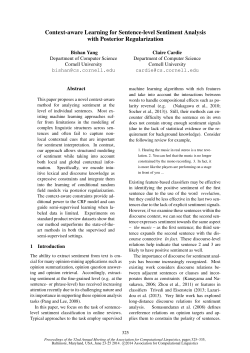 Context-aware Learning for Sentence