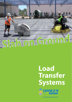Slab On Ground - Danley Systems