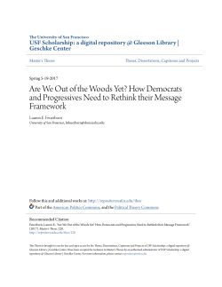 How Democrats and Progressives Need to Rethink their Message