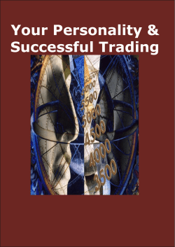 Personality and successful Trading