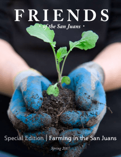 Farming in the San Juans - Friends of the San Juans