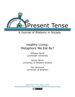 Present Tense - University of Brighton Repository