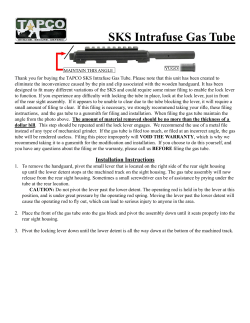 SKS Intrafuse Gas Tube