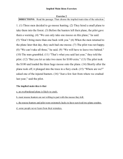 Implied Main Ideas Exercises