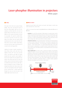 Laser-phosphor illumination in projectors