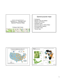 Special purpose maps