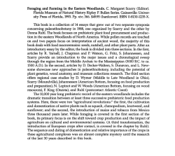 Foraging and Farming in the Eastern Woodlands. C. Margaret