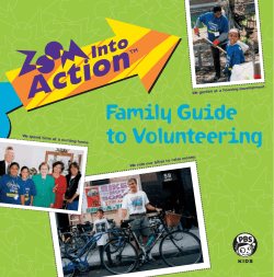 Family Guide to Volunteering