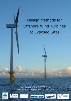 Design Methods for Offshore Wind Turbines at Exposed Sites
