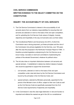 Evidence to the Constitutional Committee of the House of Lords