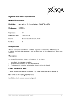 national unit specification: general information