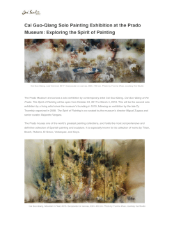 Cai Guo-Qiang Solo Painting Exhibition at the Prado Museum