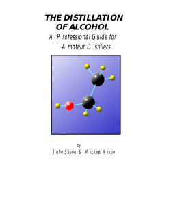 the distillation of alcohol