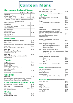 Sandwiches, Rolls and Wraps Meal Deals Toastie Salad Box Over