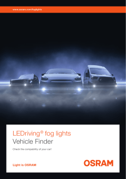 LEDriving&reg; fog lights Vehicle Finder