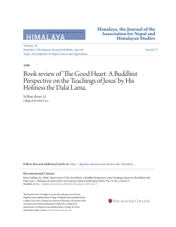 The Good Heart: A Buddhist Perspective on the Teachings of Jesus