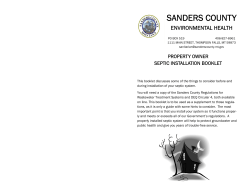 Septic Installation Booklet