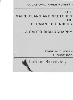 The Maps, Plans and Sketches of Herman