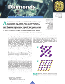 Diamonds - Elements Magazine