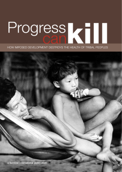 Progress Can Kill: How Imposed Development Destroys the Health