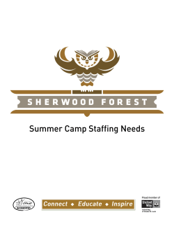Sherwood Forest Camp - DePaul University College of Education