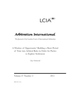 A Window of Opportunity? Building a Short