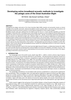 Full Paper - Australian Acoustical Society