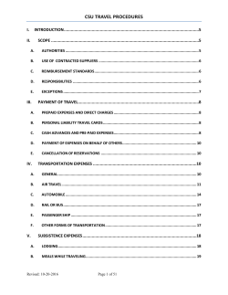 csu travel procedures
