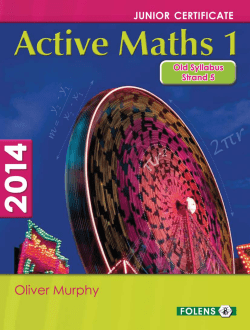 Active Maths 1 - JC Old Strand 5 Booklet OL