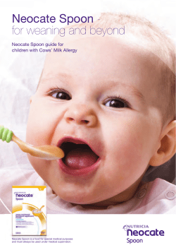 Neocate Spoon - for weaning and beyond
