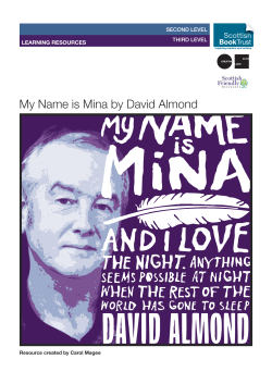 My Name is Mina by David Almond
