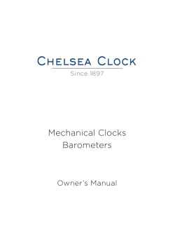 Mechanical Clocks Barometers