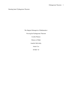 The Magical Menagerie of Mathematics: Proving the Pythagorean