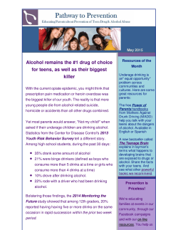 May 2015 - Pathway to Prevention