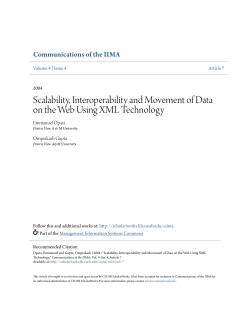 Scalability, Interoperability and Movement of Data on the Web Using