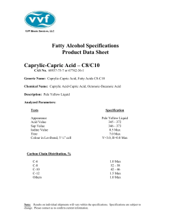 Caprylic-Capric Acid C8-C10