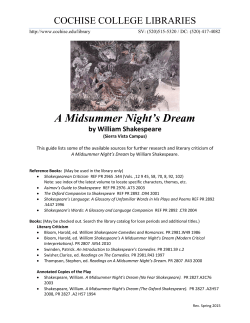A Midsummer Night`s Dream (SV)