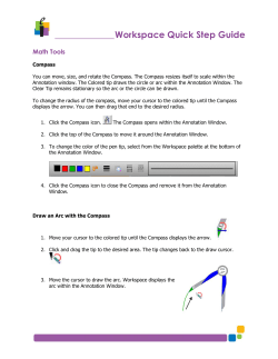 Workspace Quick Step Guide