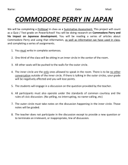 COMMODORE PERRY IN JAPAN