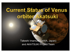 Current Status of Venus orbiter Akatsuki