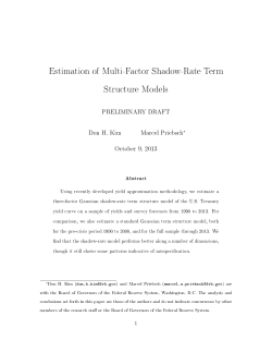 Estimation of Multi-Factor Shadow