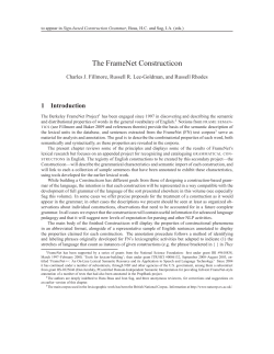 The FrameNet Constructicon