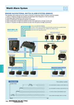 Bridge Navigational Watch Alarm System