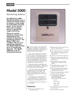 Model 5000 Monitoring Systems 98-1701