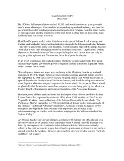 salinas history - Salinas Public Library