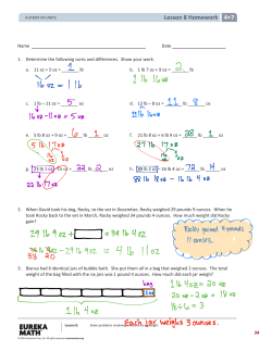 Lesson 8 Homework 4&bull;7