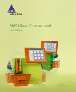MACSQuant® Instrument