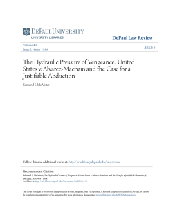 The Hydraulic Pressure of Vengeance: United States v. Alvarez