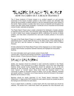 how to carry out a beach transect