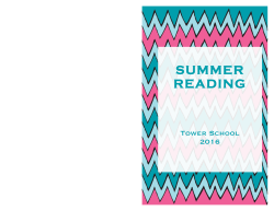 summer reading